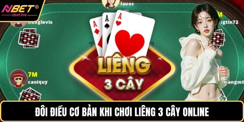 Đôi điều cơ bản khi chơi liêng 3 cây online